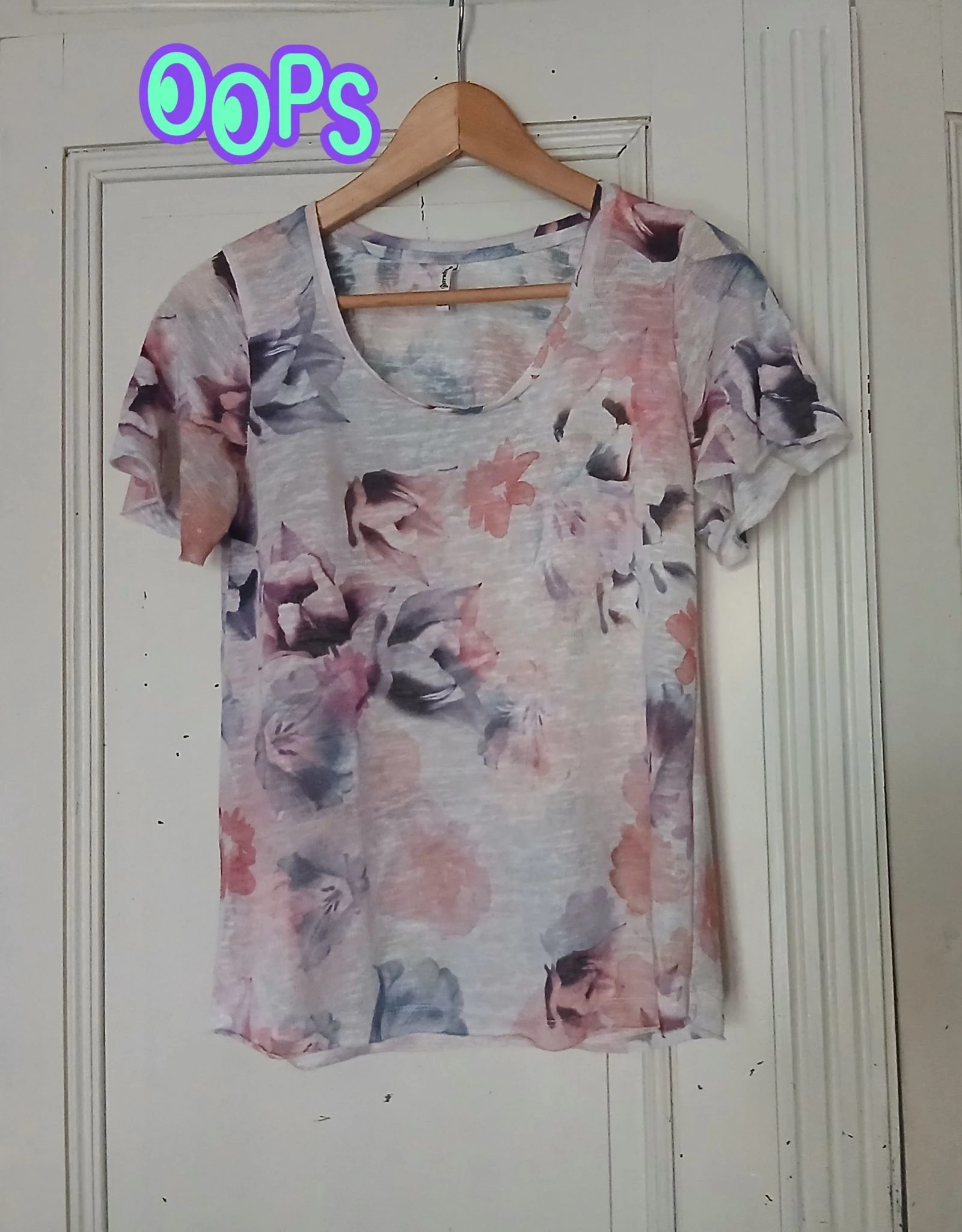 Haut fleuri - Stradivarius - Taille S